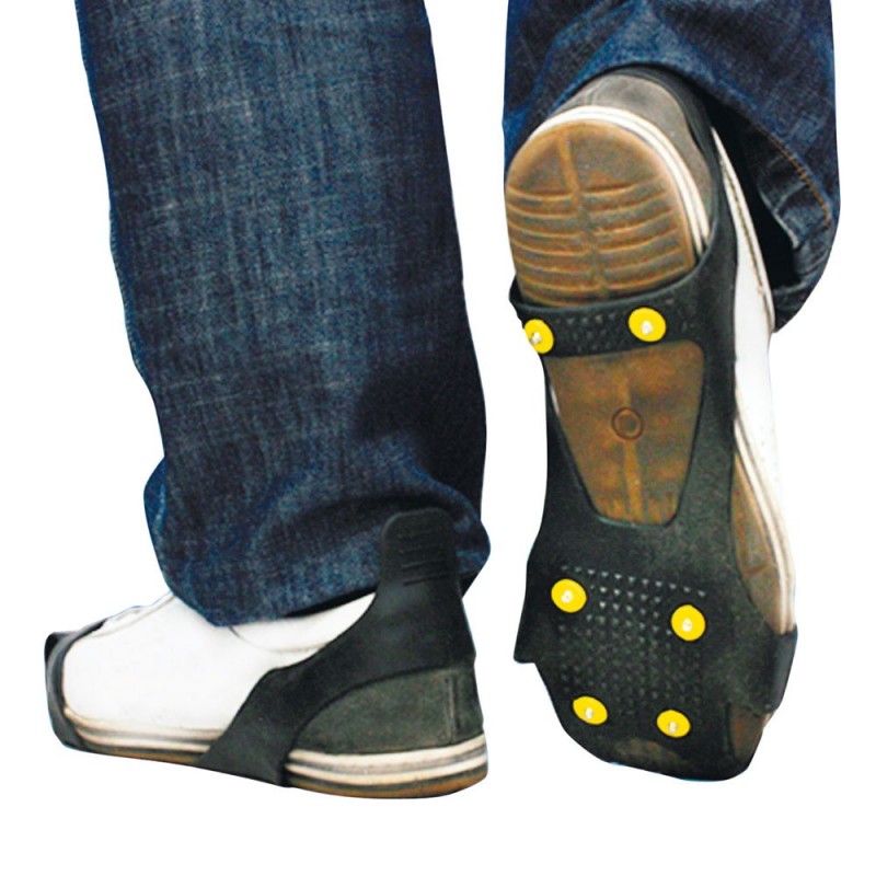 Crampon Chaussures Neige, ACTOYS Crampons de Glace Universelles