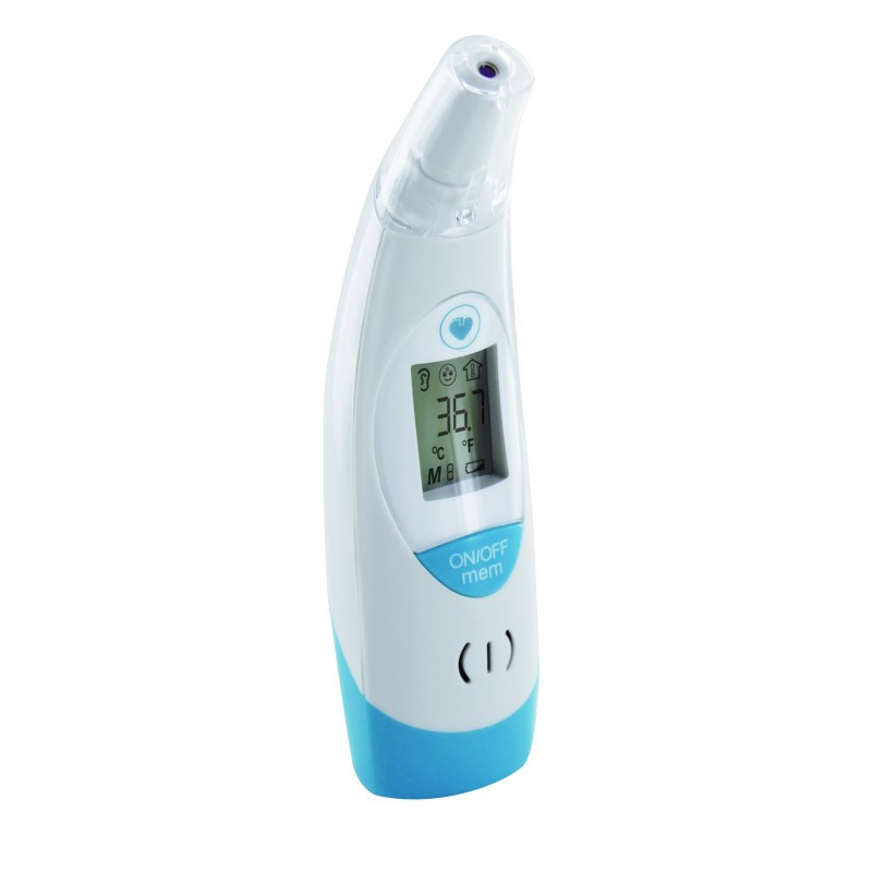Thermomètre frontal à fièvre - sans contact - infrarouge - pour la mesure  de personnes et d'objets - 0 - 100 °C - Prix par pièce