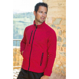 Veste fermeture zip rouge 