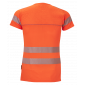 Tee-shirt rafraîchissant Haute visibilité orange - dos