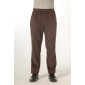 Pantalon velours 38 au 64 marron face