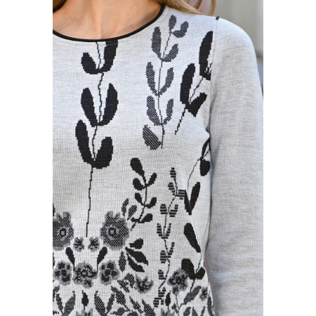 Pull maille jacquard zoom