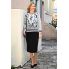 Pull maille jacquard vue ensemble