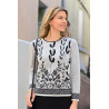 Pull maille jacquard